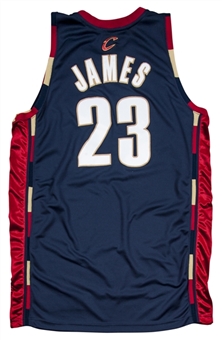 2006-07 LeBron James Game Used Cleveland Cavaliers Road Jersey
